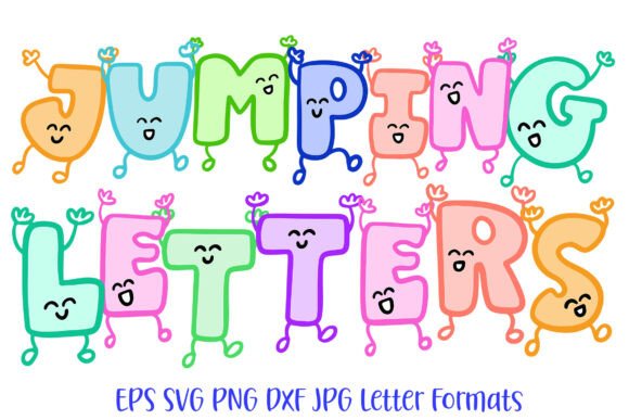 Download Jumping Letters Font Doodle Lettering - Letters Collection