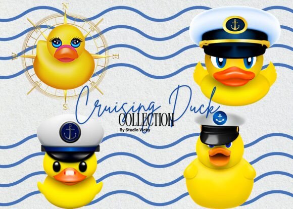 Download Cruising Rubber Ducks Clipart Bundle - Premium Resources