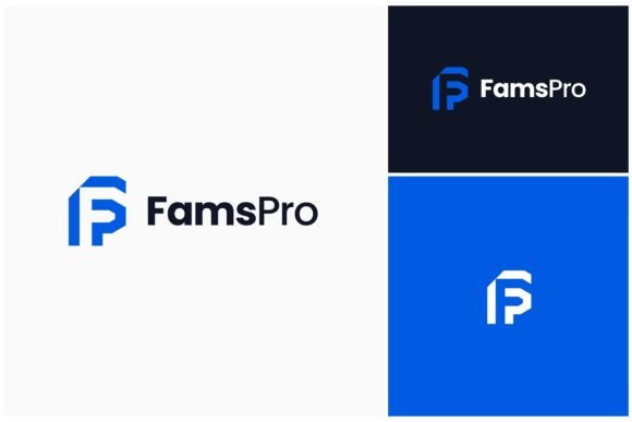 Download Letter FP Monogram Geometric Logo - Monogram Collection